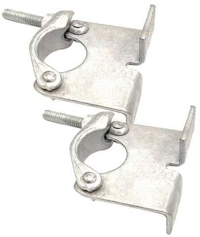 2 Pack Scaffolding Coupling Clamp, Solid Plate Forged | Steel Pipe Clamps Connector, For Attaching Scaffolding Anchor Rod
