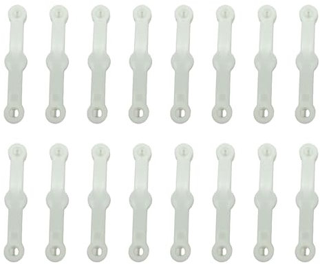 Haoyull 10 pz/set di fissatori per finestre non richiede foratura, sicuro e conveniente, supporto per schermo semplice da installare