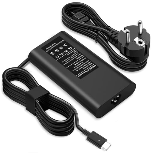 ELEHILS Chargeur USB C 90W 65W Adaptateur d'alimentation Compatible avec Dell Latitude 7300 5420 3400 5300 7420 XPS13 5300 2en1,7400 2en1,7390 2en1 précision 5530 2en1,3550,5550,5750