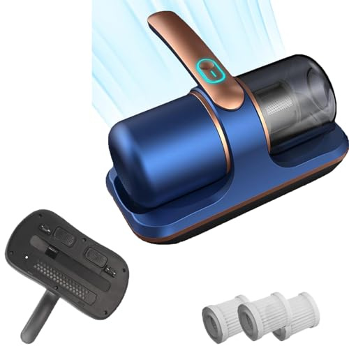 KWJXTBSX Potente Dispositivo di rimozione degli Acari ad Alta frequenza, aspirapolvere per la rimozione degli Acari, disinfezione del Letto UV Pulizia Efficace, per la Pulizia della casa