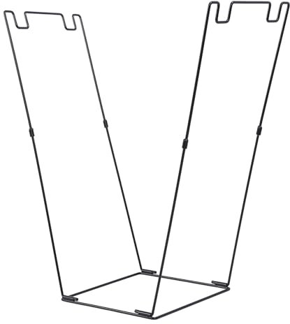 Support de Sac Poubelle en Métal, Cadre de Support de Sac Poubelle D'extérieur avec Support de Sac à Feuilles pour Sacs de 30 à 45 Gallons, Poubelle de Recyclage Multi-usage pour