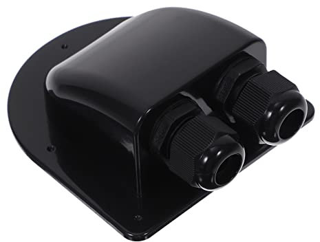 ZKLGS Passacavo passacavo Impermeabile Attraverso 2 Fori RV Solar Project Cable Gland Roof Entry Gland Box Accessori for Auto per roulotte, Camper, Barca, Camper
