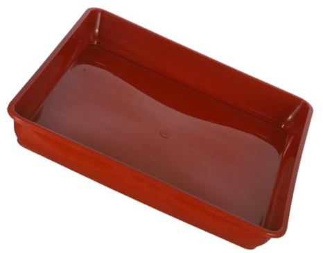 VICASKY 2pièces Bacs Carrés Plastique pour Pots De Fleurs Récupérateurs Eau pour Plantes Bonsaïs Plates-Bandes De Jardin Et Balcon avec Drainage