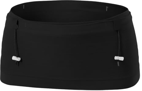 Ceinture de Running, Convient aux Hommes et aux Femmes, pour Transporter téléphone et flasque d’hydratation, Ceinture de Course, Running Belt (Noir, M)