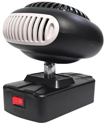 Genérico Calentador para Coche | Calefactores con Batería | Calentador De Espacio Anti-Inclinación Calefacción Prolongada | para Camión Motocicleta Sedán Scooter SUV Oficina Interior