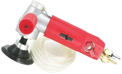 BCJMKDX Schleifmaschine 3-Zoll/4-Zoll-Pneumatische Schleifmaschine, Wassermühle, Marmor-Quarz-Granit-Poliermaschine for Polieren von Marmor, Granit, Stein(4 inch)