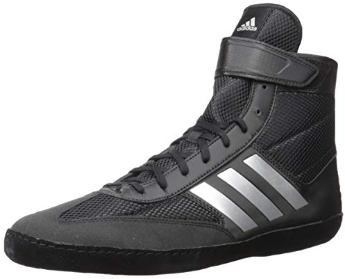 Adidas Performance Men's Combat Speed.5 Athletic Shoe, Black/Silver Metallic/Black, 7 M US