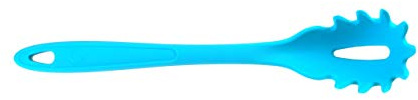 Kochblume Pastalöffel | Premium-Silikon | Hitzebeständig | Spülmaschinenfest | 30cm | Farbe: türkis