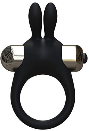 Loving Joy Anillos de Polla Anillo Vibrador para Pene de Silicona con Forma de Conejo 100 g