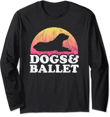 Dogs and Ballet Men's or Women's Dog Long Sleeve T-Shirt