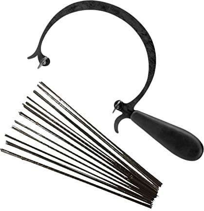 Megacast Curved Jewelers Saw Frame with 144 Assorted Jewelers Saw Blades