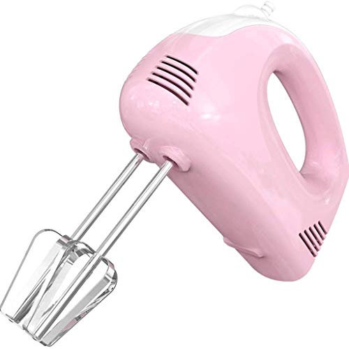 Samnuerly Batidor Rosa, batidor eléctrico de Mano para Huevos, batidor de Velocidad, Mezclador de Crema, Herramientas para Hornear Pasteles para batir Huevos