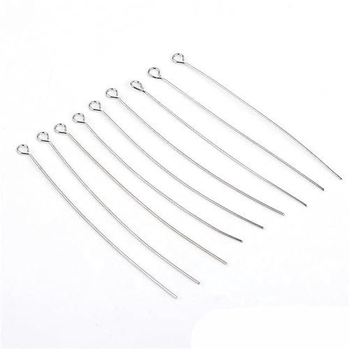 100 Stück hypoallergene goldgefüllte 9-Loch-Stifte mit Flacher T-Kugel für DIY handgefertigte Ohrringe, Halsketten, Armbänder, Anhänger-Charms-Gold 9-Loch-Stift-0,5 x 30 mm
