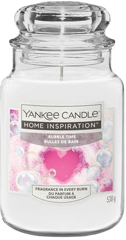 Yankee Candle Bubble Time Duftkerze im Glas, groß, Brenndauer bis zu 125 Stunden