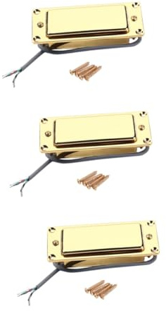 SAFIGLE 3stücke Vintage Tone Humbucker Pickup Gitarre Kerne Hochwertige Verarbeitung Mikrofonisch Unterdrückt Traditioneller Langlebig Und Zuverlässig