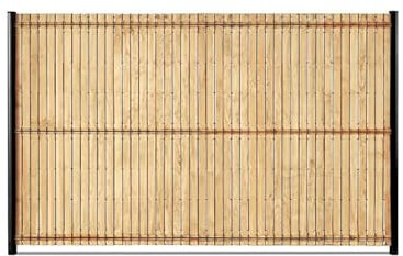 Easy Clôture Kit d'occultation BOIS MELEZE maille 55 Lg 2m50 - ép 8mm x H 1m73