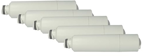 vhbw 5x cartuccia filtro per l'acqua compatibile con Samsung RS261, RS261MDRS, RS261MDWP, RS263, RS263TDBP, RS263TDRS, RS263TDWP frigorifero