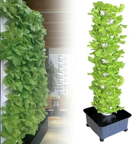 RAABYU 45-Topf Hydroponic Tower Spiel, Aquaponic Kultivierung,