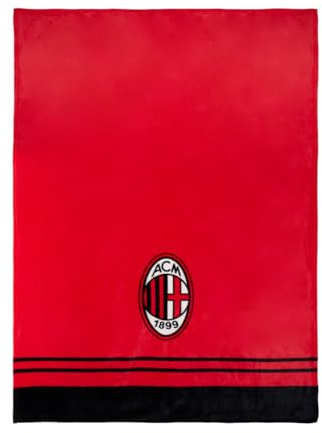AC Milan Mjuk pläd filt 200 x 150 cm, officiell produkt
