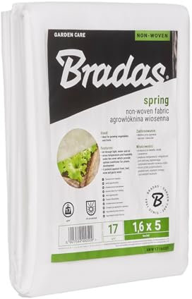 Pullmer Wintervlies, Gartenvlies winterschutz für Pflanzen Frostschutz, pflanzenvlies frühling (1,6m x 10m ; 17g/m²)