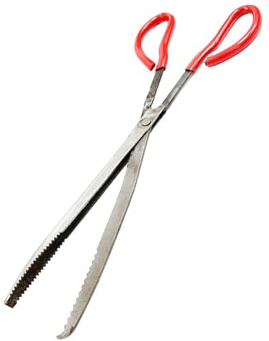 PRETYZOOM Pinza in Metallo Per Granchi Antiscivolo Con Punta Scanalata Ergonomica Per Pesca e Cucina Morsetto Per Gamberetti Anguille e Crostacei Strumento Resistente e Facile Da Usare