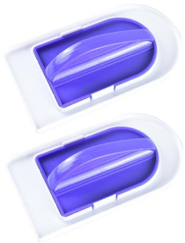 UKCOCO 2pièces Grattoir à Gâteau Lisseur De Surface De Gâteau Spatule De Cuisson Amovible Polissoir à Glaçage Inclus
