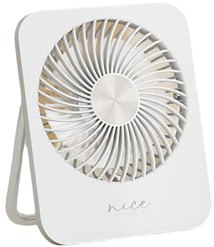 YIZITU Ventilador de escritorio USB de 3 velocidades para mesa de escritorio pequeña, ventilador USB silencioso para el hogar, dormitorio, oficina