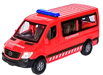 Toi-Toys Mercedes Benz Sprinter Feuerwehr Modellauto Metall Modell Auto Spielzeugauto 08