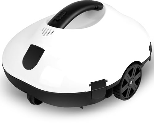 KWODE Poolroboter, Dual Motoren Kabellos Poolsauger mit 5000mAh Akku &130 Minuten Reinigungszeit, Pool Robot mit Automatisches Parken, IPX8 Wasserdicht,Ideal für Flachem Boden Pool bis zu 80 m²