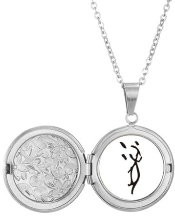BS Collier avec médaillon en forme de rat et signe du zodiaque chinois