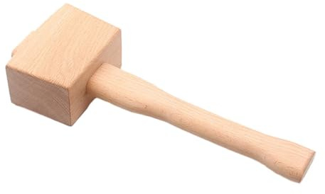 KIXZSAZ Martello versatile per la lavorazione del legno per un'ampia gamma di applicazioni per la lavorazione del legno Martello in faggio massiccio per Durevole
