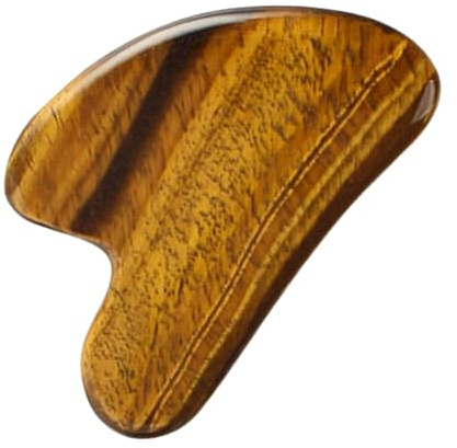 DECORNIJIA Tigerauge Gua Sha Schabbrett Meerjungfrau Massagegerät Gesicht Und Körper Schmerzlinderung Hautdurchblutung Wellness Entspannung