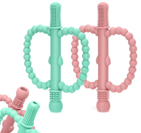 CLDY Teething Toys for Baby, BPA Free Silicone Teether for Toddler Infant