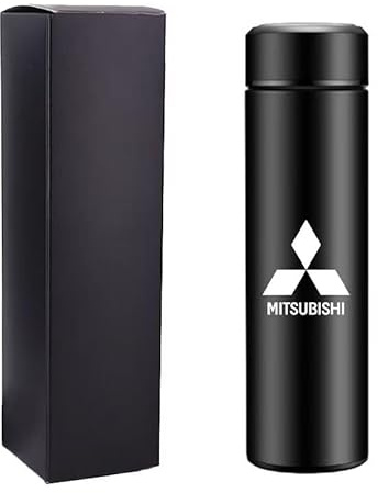 Porte-gobelet pour Voiture, mug Isotherme, Tasse à thé, mug à café Isotherme à Double paroi de Style américain. pour Mitsubishi Shogun, Space Star, Triton, Xforce, Xpander, Delica.,Black