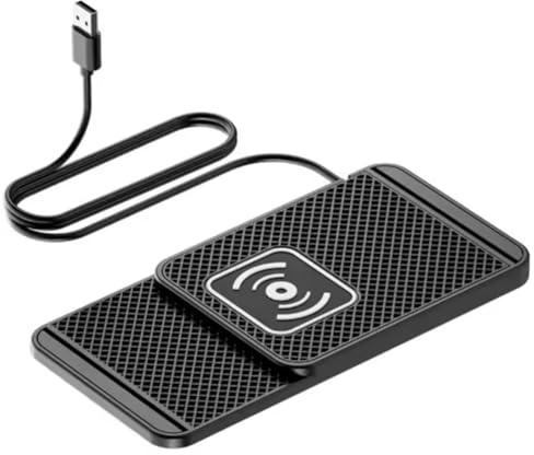 Tuidzljd Car Charger Cordless Phone Charging Mat Overvoltage Protection Universal Wireless Fast Intelligent Phone Charger