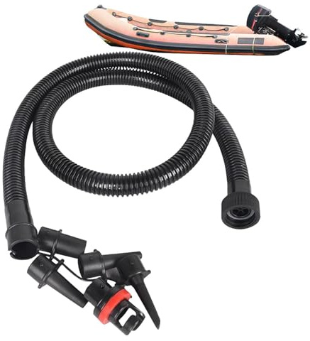 Inflatable Pump Hose Replacement,with Nozzle Threaded Attachment - Kayak Paddle Board Pump Hose Set - for Surfboard Pontoon Boats Kayak Tent Pool Lake Outdoor Camping