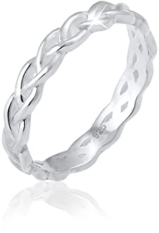 Elli Damen-Stapelring Knoten Twisted 925 Silber Gr. - 0605781817
