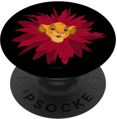 Disney The Lion King Simba Leaf Mane PopSockets PopGrip Interchangeable