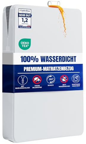 Coprimaterasso Integrale Impermeabile Premium 80 x 190 x 30 cm Zip