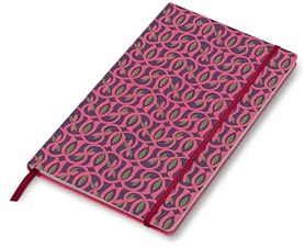 PdiPigna, Taccuino Notebook Reverberation 80s, 13x21 cm, 144 Pagine , con Segnalibro Colorato, carta Riciclata , 80 g/m² FSC ,interno 1R , righe .