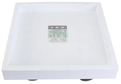MZPOZB Soporte para Plantas con Ruedas Bandeja Cuadrada Soporte for Maceta Ruedas paletas macetero maceteros Plantas Soporte Interior Ruedas Soporte para Macetas(25x25cm)