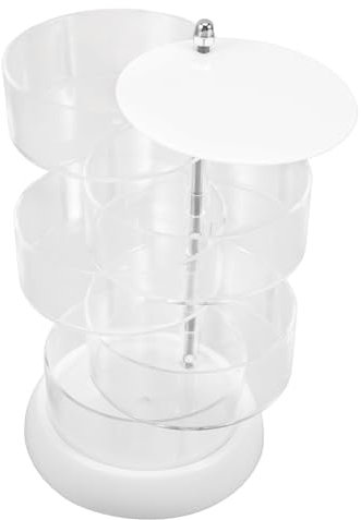 GLSTOY Figur Display Fall 5-schicht Drehbare Schmuck Lagerung Rack Box Display Stand Für Haarband Spielzeug