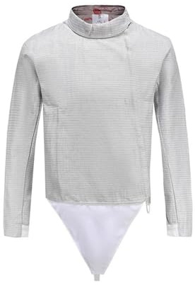 HXYhydrypd Elektrischer Fechtsäbel Lamé, Fechtausrüstung für Männer und Frauen, Nicht Waschbare Metalljacke für Den Elektrischen Fechtsport, Fecht-Lamé(54#)