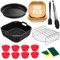 COSORI Freidora de aire caliente Accesorios para COSORI Turbo Tower Pro 10,8L, Cosori Turboblaze Airfryer XXL 6L, accesorio sin BPA para Cosori 6L/6,2L/6,4L, Philips 2000 Serie 6.2L NA230, Russell