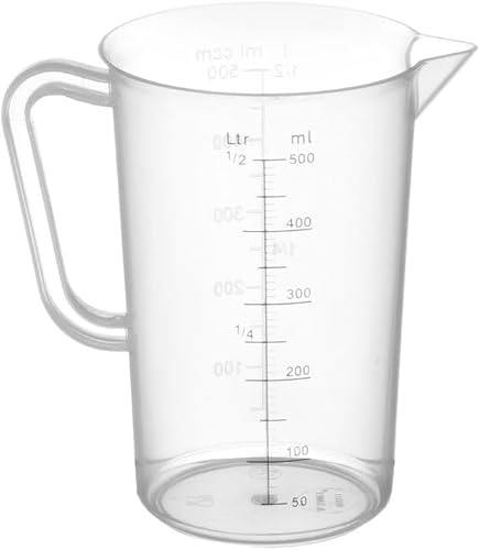 HENDI 567104 Jarra medidora, Claro, 0,5 l (Paquete de 10)