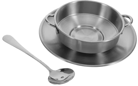 COLLBATH Bols Ronds Élégants Cuillères pour Glaces Yogourt Snacks Restaurant