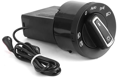 auto hauptlichtschalter Kompatibel Mit Skoda Für Fabia I 6Y2 1990 1991 1992 1993 1994 1995 1996 1C0941531 Auto-Scheinwerferlampen-Steuerschalter-Lichtsensormodul