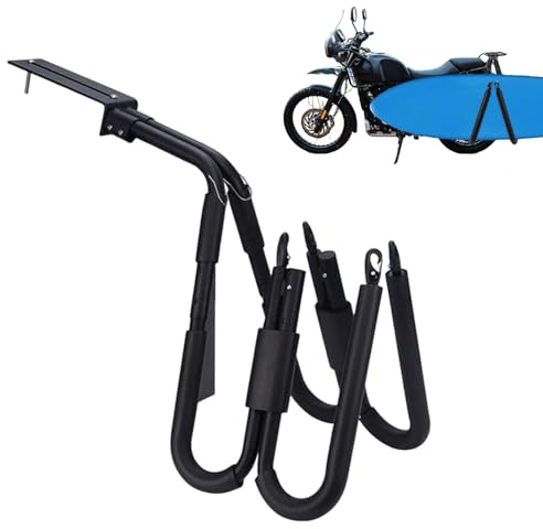 Surf Rack, Supporto Montaggio Regolabile e Portatile, Supporto per Bici da Surf | per Bici da Strada, Mountain Bike, Moto, Scooter