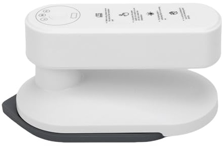 Cocoarm Fer à Repasser sans Fil Portable, Fer électrique de Voyage avec 3 Réglages de Température, Chauffage Rapide en 30 S, Léger 345 G, Rechargeable par USB, pour un Retrait Rapide