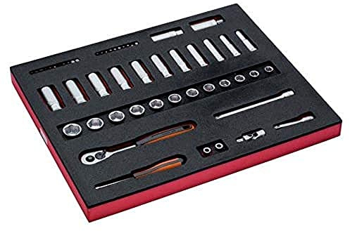 3/8 Socket Set 38 Pieces with Foam Tray – Bahco